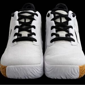 Stylish White and Black Kids Sneakers